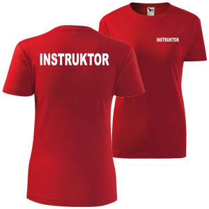 damska koszulka - instruktor