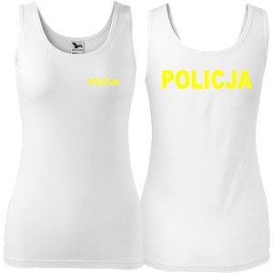 damski tank top - policja