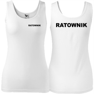 damski tank top - ratownik