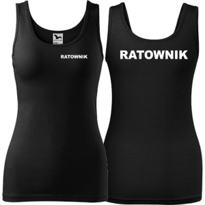 damski tank top - ratownik