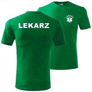 męska koszulka - lekarz