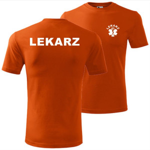 męska koszulka - lekarz
