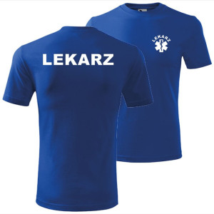 męska koszulka - lekarz