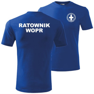 męska koszulka - ratownik wopr wodne ochotnicze pogotowie ratunkowe
