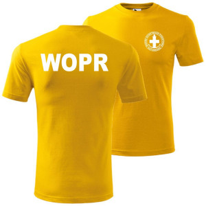 męska koszulka - wopr - wodne ochotnicze pogotowie ratunkowe