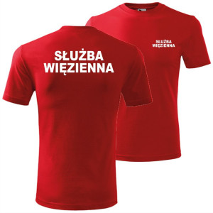 męska koszulka - służba więzienna