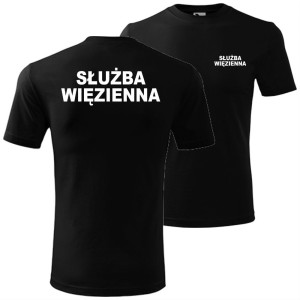 męska koszulka - służba więzienna