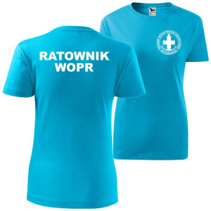 damska koszulka - ratownik wopr wodne ochotnicze pogotowie ratunkowe