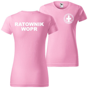 damska koszulka - ratownik wopr wodne ochotnicze pogotowie ratunkowe