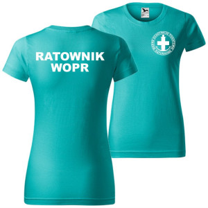 damska koszulka - ratownik wopr wodne ochotnicze pogotowie ratunkowe