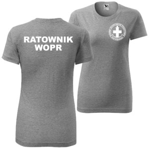 damska koszulka - ratownik wopr wodne ochotnicze pogotowie ratunkowe
