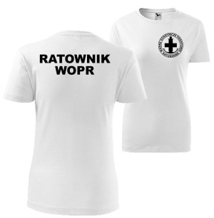 damska koszulka - ratownik wopr wodne ochotnicze pogotowie ratunkowe