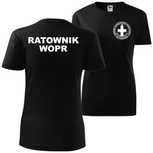 damska koszulka - ratownik wopr wodne ochotnicze pogotowie ratunkowe