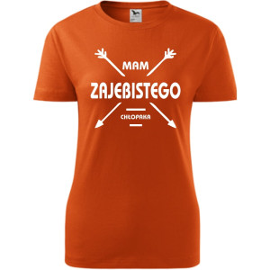 Damska koszulka - Mam zajebistego chłopaka