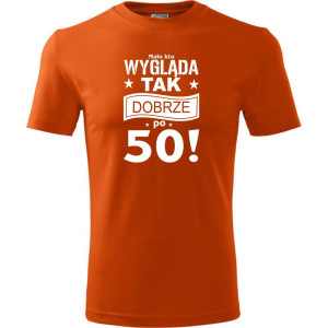 Męska koszulka - mało kto wygląda tak dobrze po 50