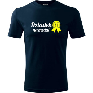 Męska koszulka - Dziadek na medal