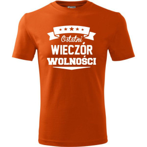 Męska koszulka - Ostatni wieczór wolności - wieczór kawalerski t-shirt od S-4XL