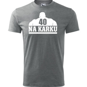 Męska koszulka - 40 na karku