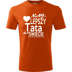 Męska koszulka - Najlepszy tata na świecie 07 - wyjątkowa koszulka t-shirt oryginalny