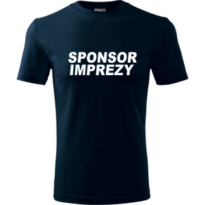 Męska koszulka - Sponsor imprezy