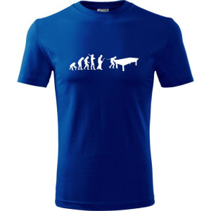 Męska koszulka - Bilard 01, snooker - t-shirt ewolucja prezent