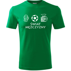 Męska koszulka - Świat mężczyzny