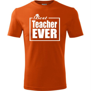 Męska koszulka - Best teacher ever