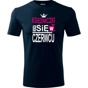 Dziecięca koszulka - Księżniczki rodzą się w czerwcu