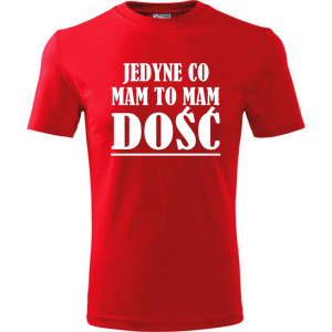 Męska koszulka - jedyne co mam