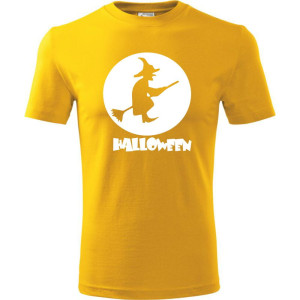 męska koszulka - wiedźma halloween