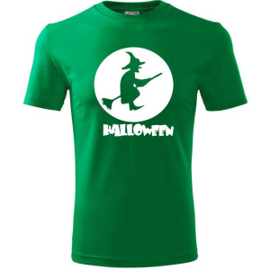 męska koszulka - wiedźma halloween