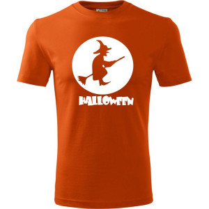 męska koszulka - wiedźma halloween
