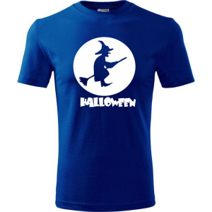męska koszulka - wiedźma halloween
