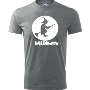 męska koszulka - wiedźma halloween