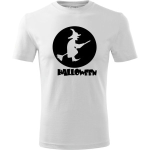 męska koszulka - wiedźma halloween
