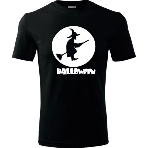 męska koszulka - wiedźma halloween