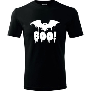 męska koszulka - nietoperz boo