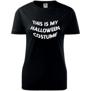 damska koszulka - this is my halloween costume