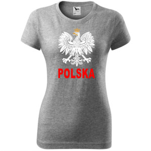 Damska koszulka taliowana - Polska 03