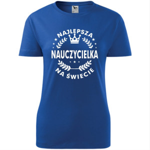 Damska koszulka - Najlepsza nauczycielka ever 05