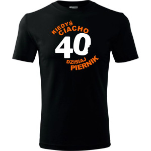 Męska koszulka - kiedyś ciacho, dzisiaj piernik 40