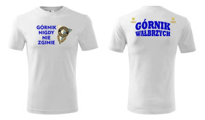 męska koszulka górnik wałbrzych ksg t-shirt kibica