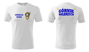 męska koszulka górnik wałbrzych ksg t-shirt kibica