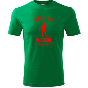 męska koszulka - diabelski wieczór kawalerski