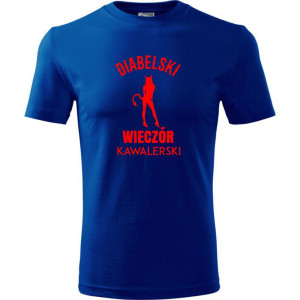 męska koszulka - diabelski wieczór kawalerski