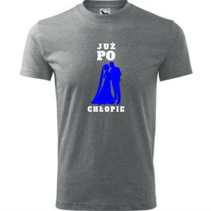 męska koszulka - już po chłopie