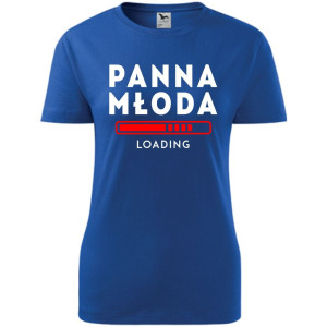 damska koszulka taliowana - panna młoda loading