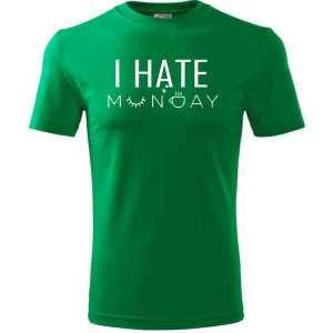Męska koszulka - I hate moday