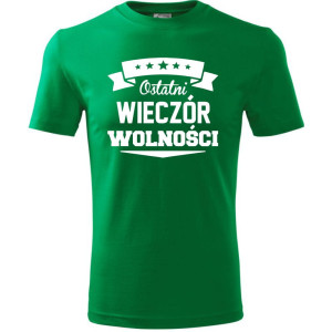 Męska koszulka - Ostatni wieczór wolności - wieczór kawalerski t-shirt od S-4XL