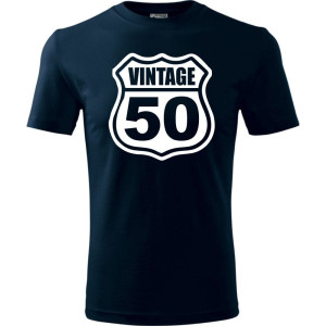 Męska koszulka - vintage 50